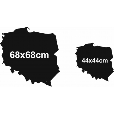 Tablica magnetyczna Mapa Polski 44x44cm
